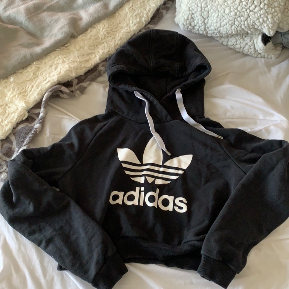 Adidas crop hoodie